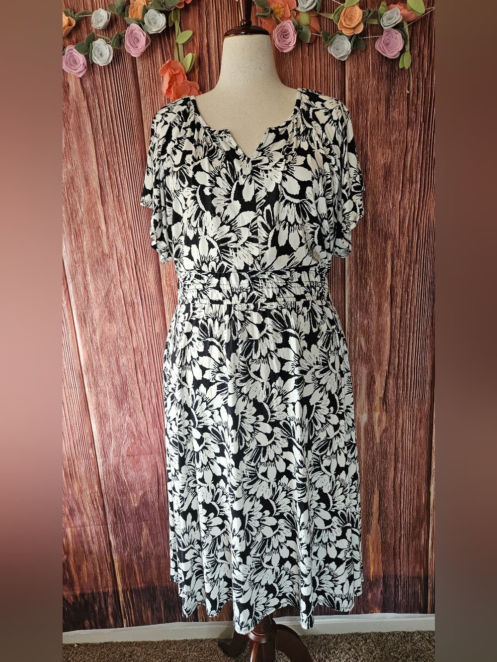 NWT C&C California Knit Midi Dress Plus Size 2X